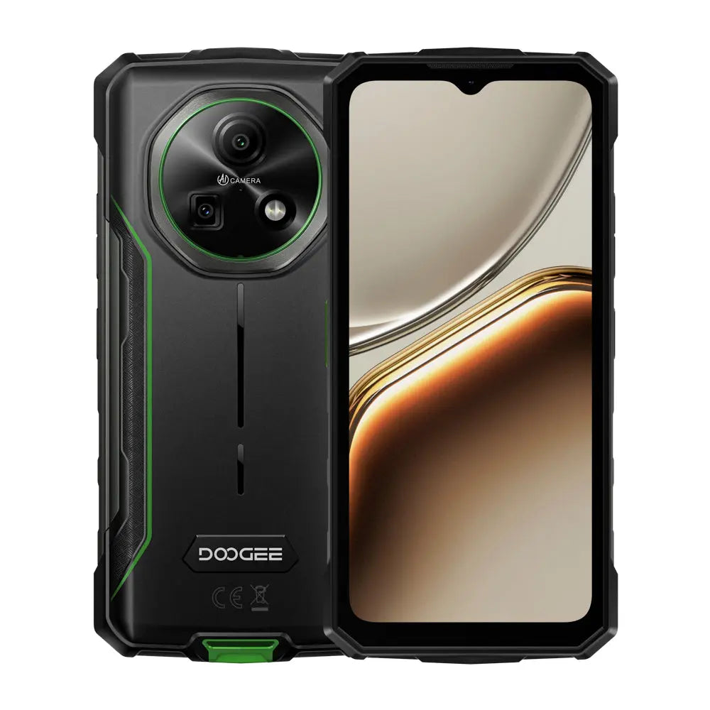 DOOGEE Fire 5 6.6” HD 13000mAh Android 15 Rugged Phone DOOGEE