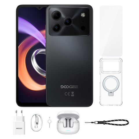 DOOGEE Note56 Plus Android 16 Smartphone 6150mAh, Face Unlock, 90Hz Display(6+256GB)