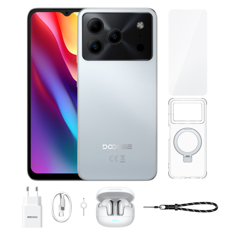 DOOGEE Note 56 128GB 本体 DOOGEE Note56 - 8.45mm Slim Android 16 Smartphone | 6150mAh, 90Hz
